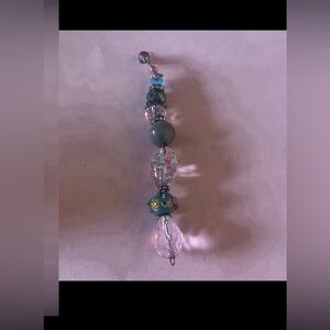 BEST DEAL ⚡️ Pink Art Glass Bead Pendant #6635